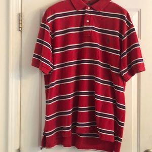 Red, White and Blue Polo Shirt